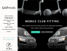 Tablet Screenshot of golfmods.com